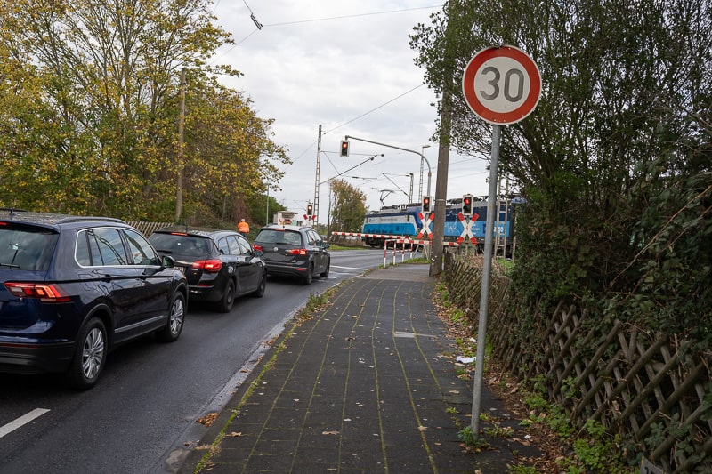 Tempo-30-Zone an der Kaiserstraße